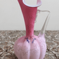 Antique Victorian Enamelled Pink Opaline Milk Satin Glass Ewer Jug - Tommy's Treasure