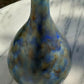 Antique Heavily Glazed English Pottery Ceramic Mottled Drip Bottle Shaped Vase - Tommy's Treasure