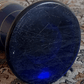 Bohemian Czech Enamelled Japanese Pagoda Gilt Cobalt Blue Glass Vase 32cm - Tommy's Treasure