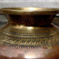 Antique Indian Brass & Copper Ganga Jamuna Lota Holy Religious Water Pot Vase - Tommy's Treasure