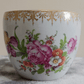 c.1890 Dresden German Porcelain Hand Painted Flowers Antique Jardiniere Plant Pot - Tommy's Treasure