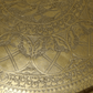 Persian Qajar Embossed Brass Tray Islamic Middle East Calligraphy 58 cm - Tommy's Treasure
