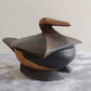 African Tribal Rotse Lozi Zambia Zoomorphic Duck Bowl Container Wood Carving - Tommy's Treasure