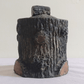 Antique Naturalistic Pottery Tree Trunk Stump Tobacco Jar Pot Black Forest Style - Tommy's Treasure