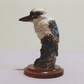 Vintage Australian Pottery Porcelain Perched Kookaburra Kingfisher Bird Figurine - Tommy's Treasure