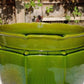 English Antique Joseph Holdcroft Green Glazed Ceramic Pottery Jardiniere Planter - Tommy's Treasure