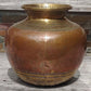 Antique Indian Brass & Copper Ganga Jamuna Lota Holy Religious Water Pot Vase - Tommy's Treasure