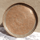 Antique Middle Eastern Engraved Tinned Copper Hanging Wall Charger Tray 47 cm - Tommy's Treasure