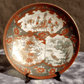 Shoundo 19th Century Antique Japanese Meiji Kutani Pottery Charger Plate 九谷松雲堂製 - Tommy's Treasure