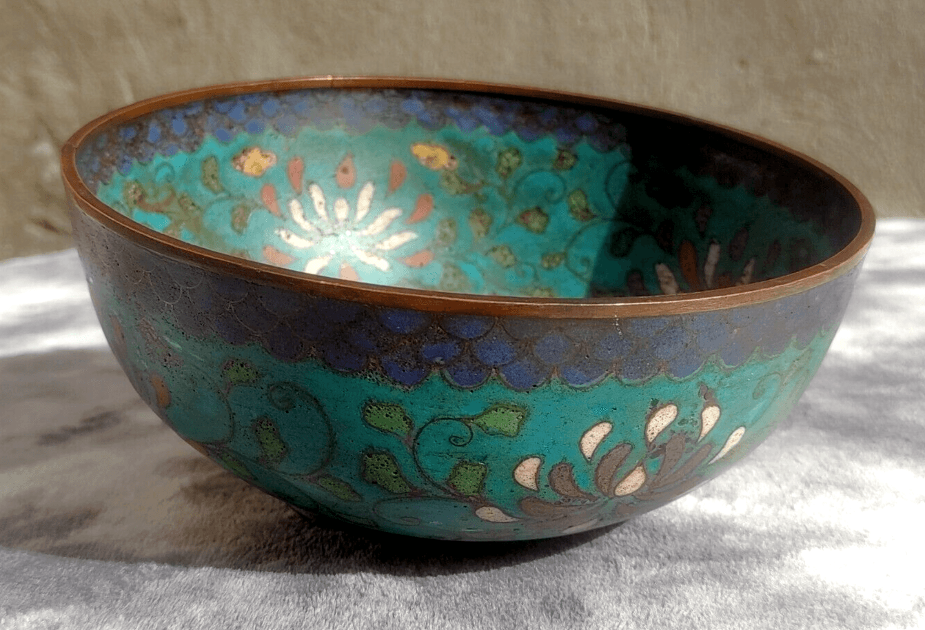 Chinese 16th / 17th Century Ming Dynasty Antique Cloisonne Enamel