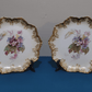 Antique Pair of Doulton Burslem Hand Painted Spanish Ware Porcelain Floral Plates - Tommy's Treasure