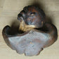 Antique Pair of German Baroque Cherub Angel Putti Head Plaster Wood Wall Plaques - Tommy's Treasure
