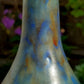 Antique Heavily Glazed English Pottery Ceramic Mottled Drip Bottle Shaped Vase - Tommy's Treasure