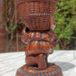19th Century Swiss Black Forest Hand Carved Gnome Carrying Basket - Tommy's Treasure