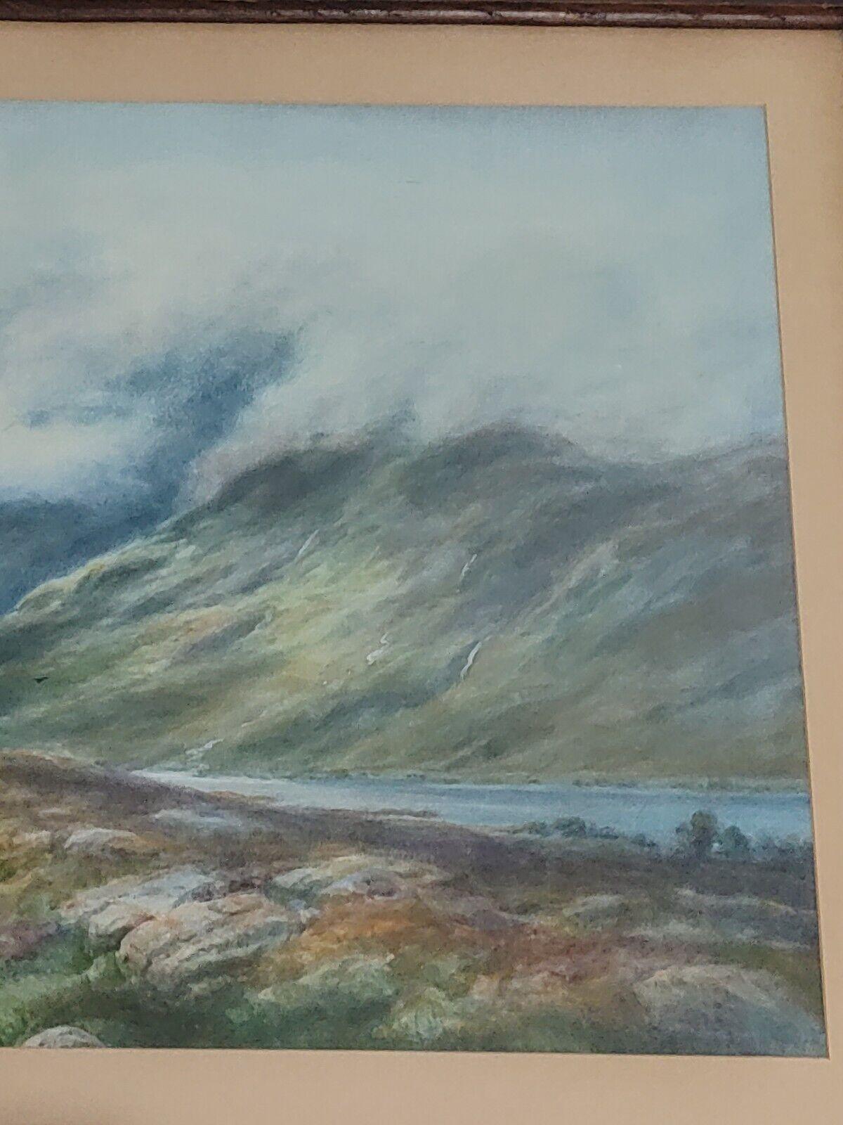 William Baker [1863-1937] Signed Antique British Watercolour Art Painting - Tommy's Treasure