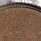 Antique Middle Eastern Engraved Tinned Copper Hanging Wall Charger Tray 47 cm - Tommy's Treasure