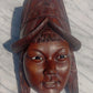 Antique Chinese Hand Carved Rosewood Inlaid Woman Empress Face Mask Sculpture - Tommy's Treasure