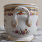 Antique Dresden German Porcelain Handpainted Flowers Jardiniere Cachepot Planter - Tommy's Treasure