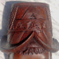 Antique Chinese Hand Carved Rosewood Inlaid Woman Empress Face Mask Sculpture - Tommy's Treasure